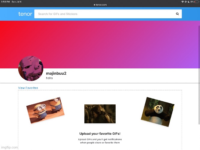 Made a tenor account lol | made w/ Imgflip meme maker