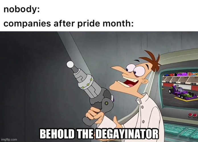 Doof is always right | image tagged in pride month,disney,behold dr doofenshmirtz,nickelodeon,funny,meme | made w/ Imgflip meme maker