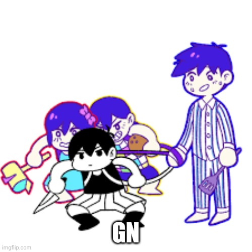 Aubrey, Omori, and Kel on a child leash | GN | image tagged in aubrey omori and kel on a child leash | made w/ Imgflip meme maker