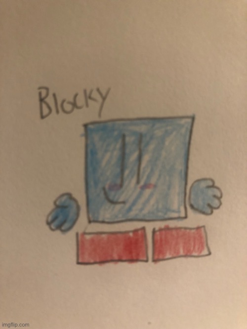 Blocky’s new look | made w/ Imgflip meme maker