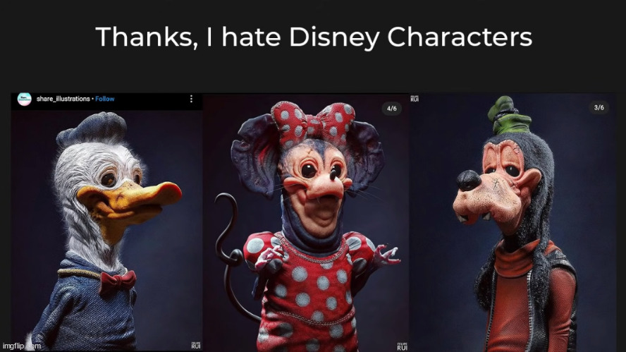 Disney in 4K | image tagged in wtf,disney,thanks i hate it,4k | made w/ Imgflip meme maker