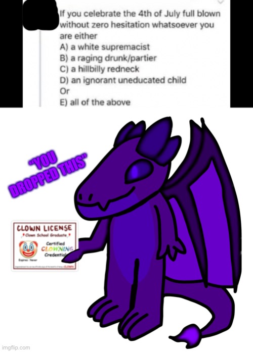 A. This is possibly a troll/satire account. B. It says “without zero hesitation” so I guess that means if I hesitate I’m racist | “YOU DROPPED THIS” | made w/ Imgflip meme maker