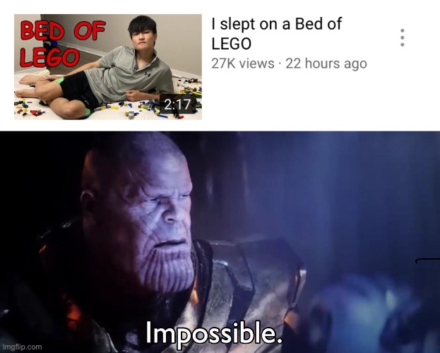 How???? | image tagged in thanos impossible,memes,gifs | made w/ Imgflip meme maker