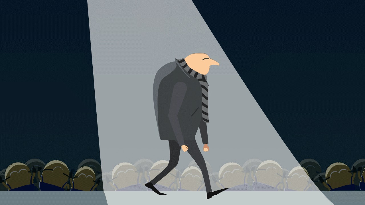 Gru walking - Imgflip