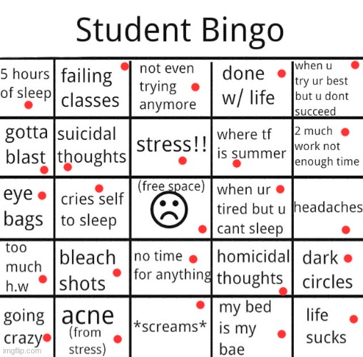 hehe | image tagged in student bingo | made w/ Imgflip meme maker