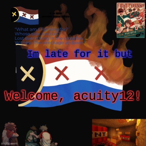 I think I might go insane. | I've never welcomed anyone before-; Im late for it but; Welcome, acuity12! | image tagged in i think i might go insane | made w/ Imgflip meme maker