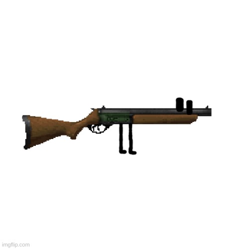 A character from BFSR, but remade with a transparent image because im lazy. Meet Shotgun | made w/ Imgflip meme maker