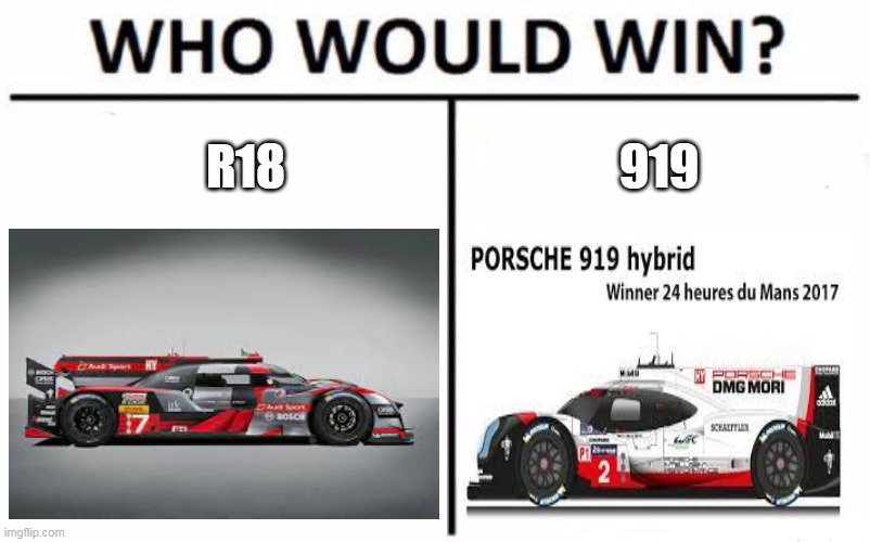 R18 or 919? | R18; 919 | image tagged in memes,who would win | made w/ Imgflip meme maker