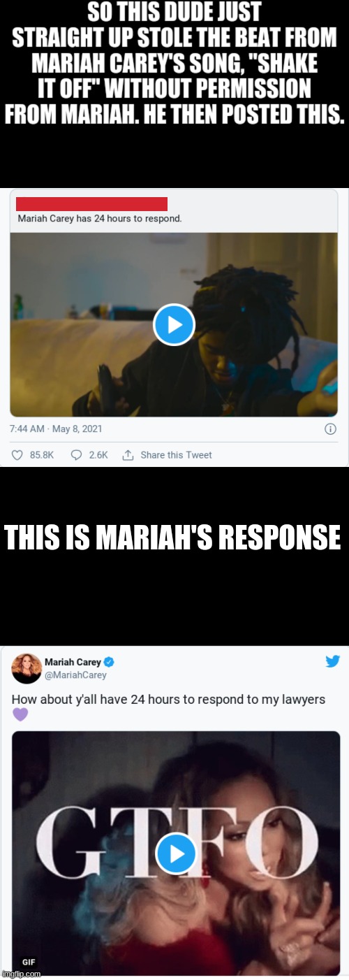 DANGGGGGGGGG | THIS IS MARIAH'S RESPONSE | image tagged in memes,blank transparent square | made w/ Imgflip meme maker