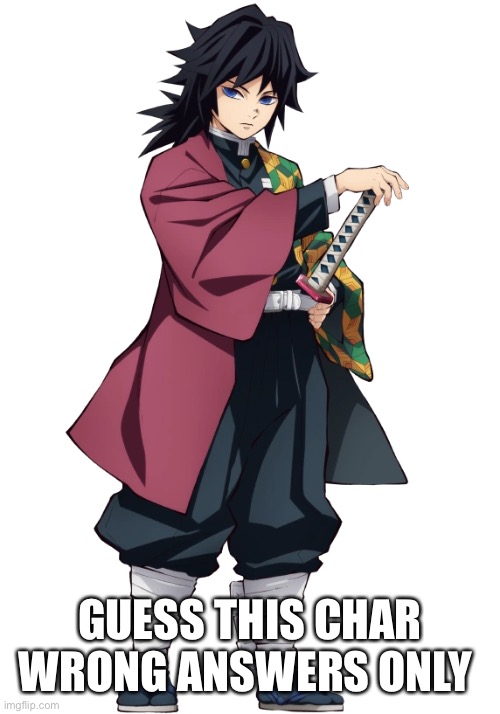 GUESS THIS CHAR WRONG ANSWERS ONLY | made w/ Imgflip meme maker