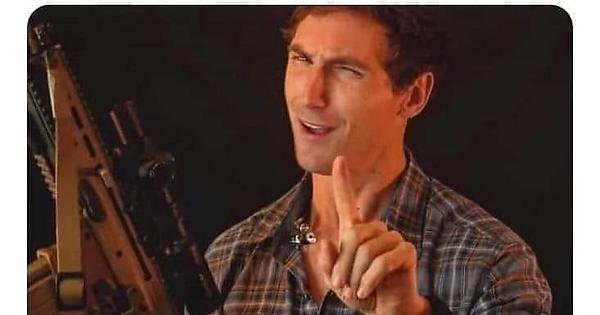 Garand Thumb Pointing Blank Meme Template