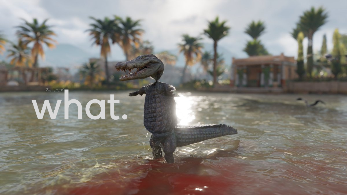 what. alligator Blank Meme Template