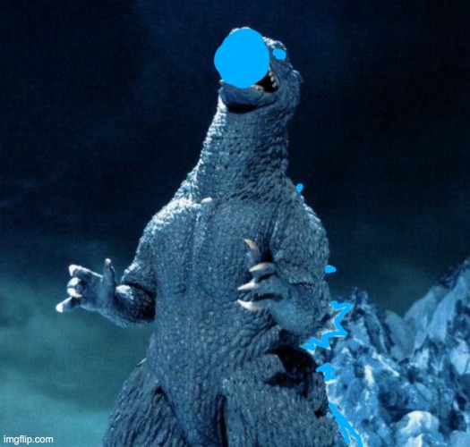 Laughing Godzilla | image tagged in laughing godzilla | made w/ Imgflip meme maker