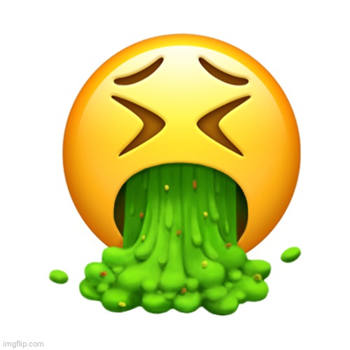 Puking Emoji | image tagged in emoji | made w/ Imgflip meme maker