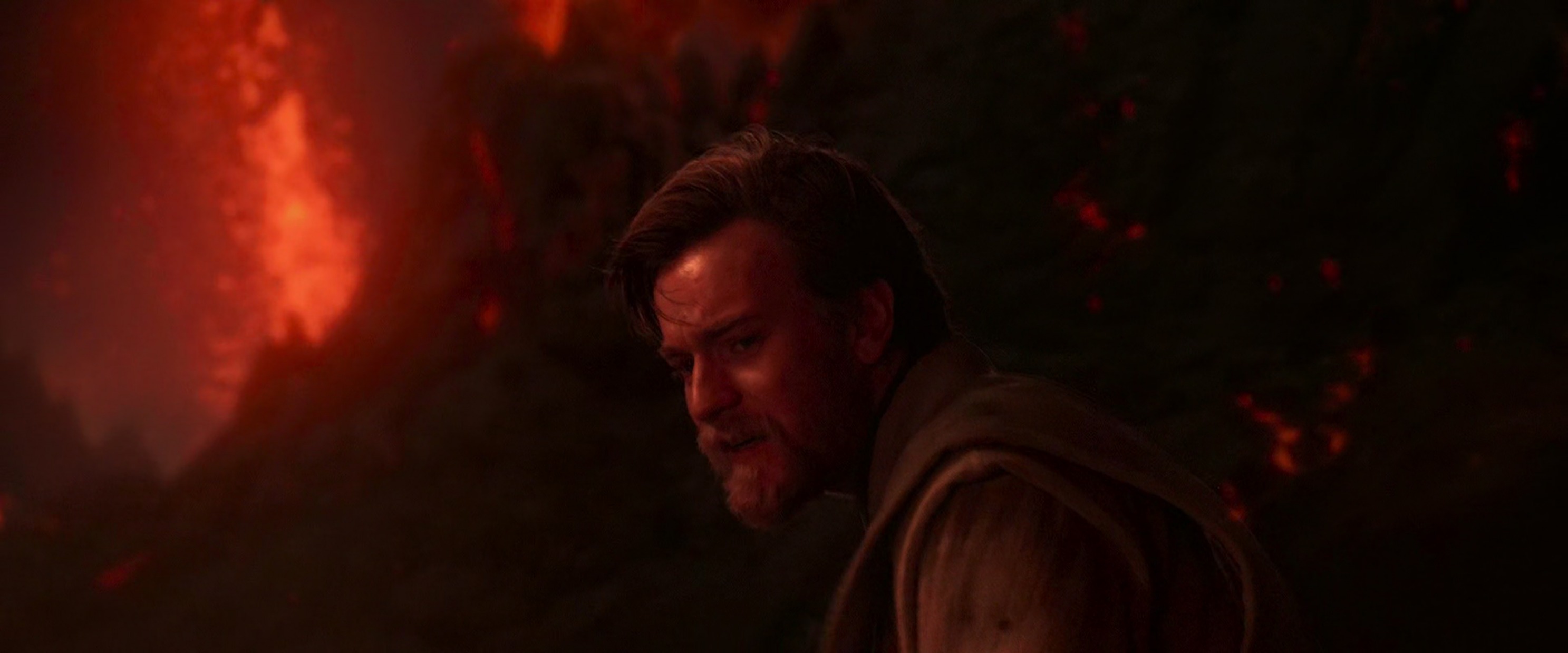 High Quality Obi Wan Kenobi on Mustafar #3.1 Blank Meme Template