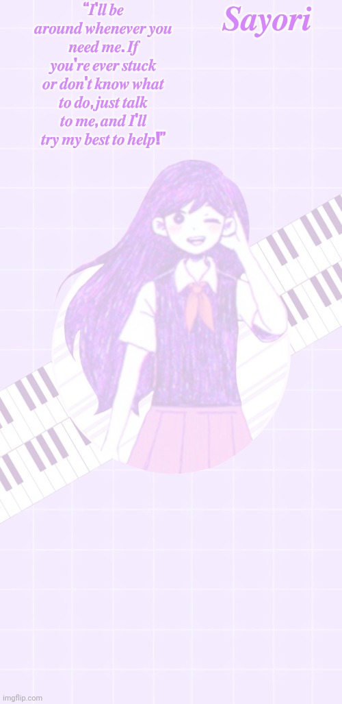 Sayori's Mari Temp Blank Meme Template
