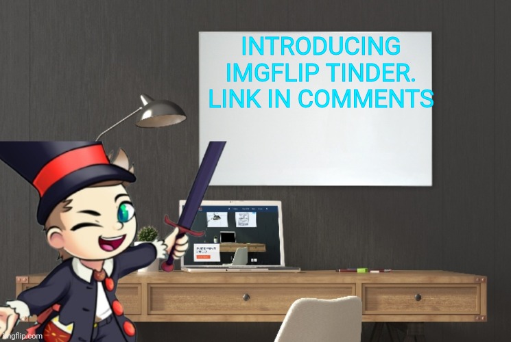 Waterfins Planning a Plan | INTRODUCING IMGFLIP TINDER. LINK IN COMMENTS | image tagged in waterfins planning a plan | made w/ Imgflip meme maker