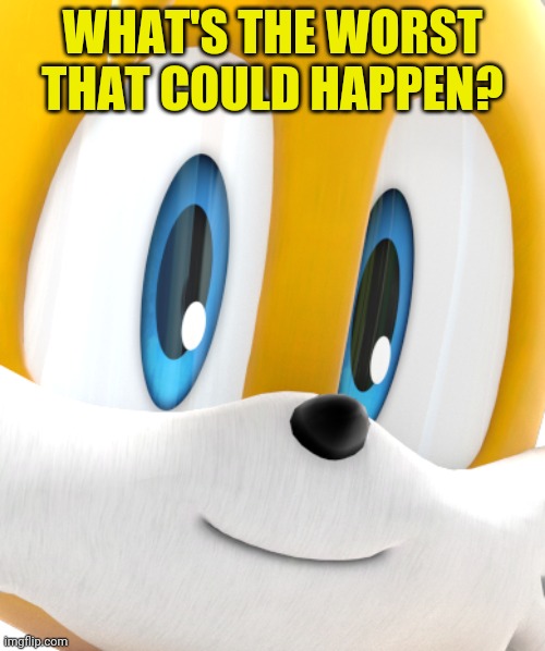 the fox is watching you!! | WHAT'S THE WORST THAT COULD HAPPEN? | image tagged in the fox is watching you | made w/ Imgflip meme maker