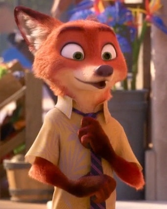 High Quality Nick Wilde excited Blank Meme Template