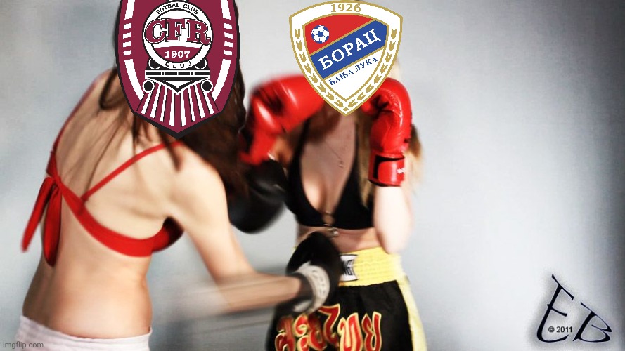 Cluj - Banja Luka be like... | image tagged in belly punch,cfr cluj,borac,champions league,funny,memes | made w/ Imgflip meme maker