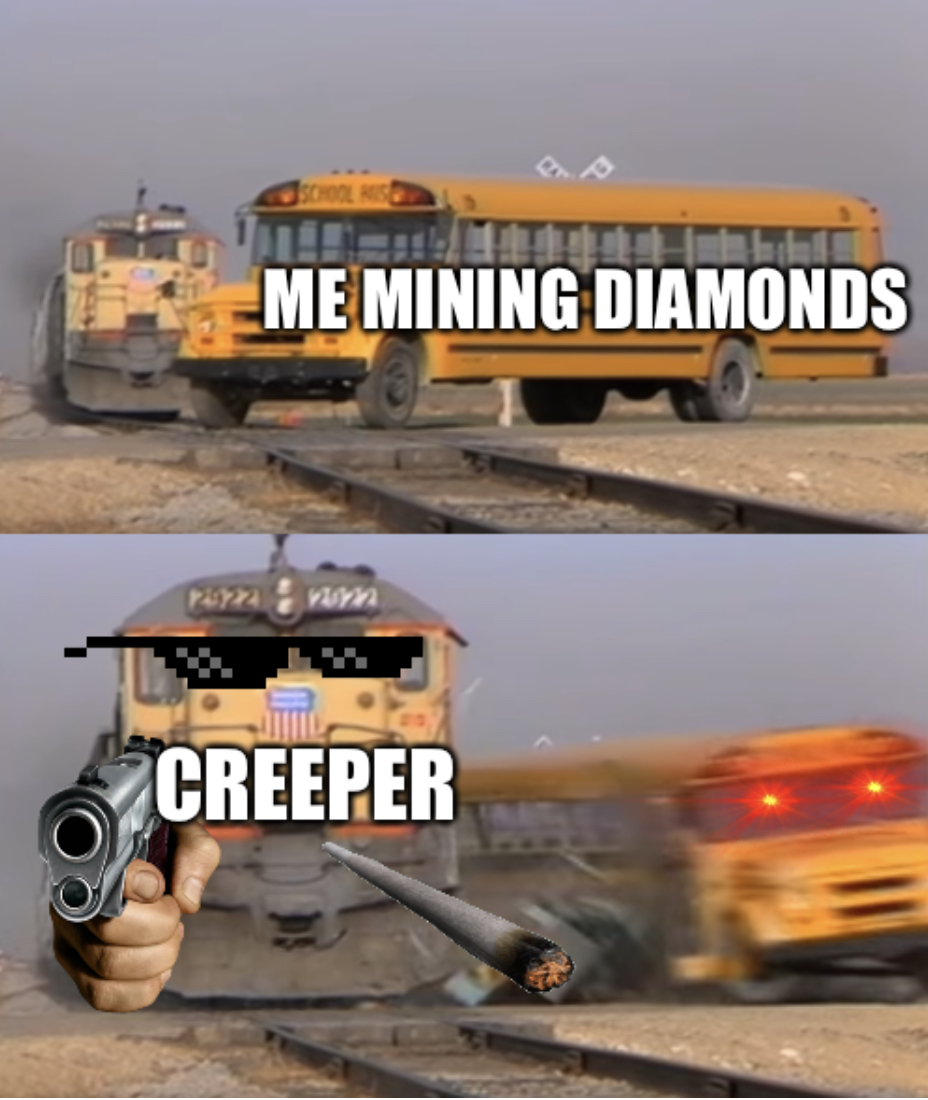 High Quality Mining diamonds in a nutshell Blank Meme Template