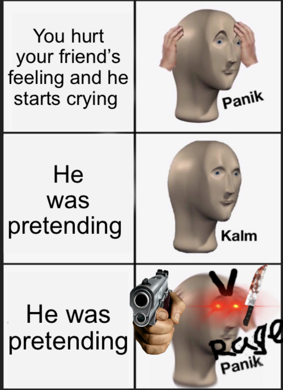 High Quality Panik Kalm Panik Blank Meme Template