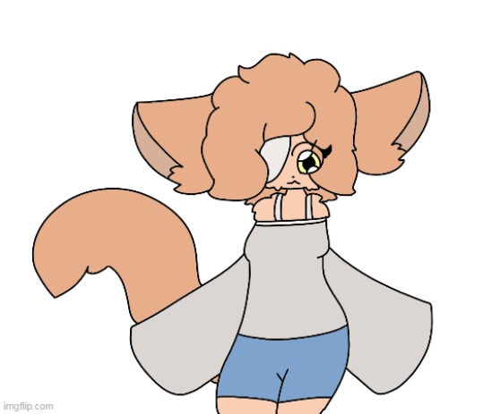 This is Caramel. She has a bit dark secret im not gonna reveal right now- | made w/ Imgflip meme maker