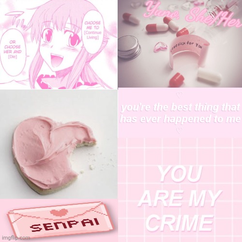 I made this for Yuno! Just save it as a template once your on computer- | Yuno, She/Her | made w/ Imgflip meme maker