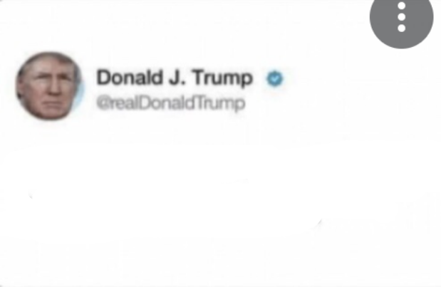 High Quality Trump Twitter page Blank Meme Template