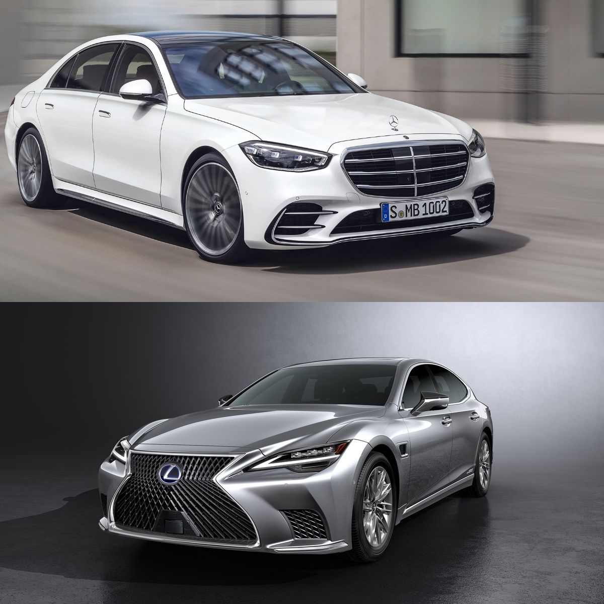 High Quality Lexus vs Mercedes Blank Meme Template