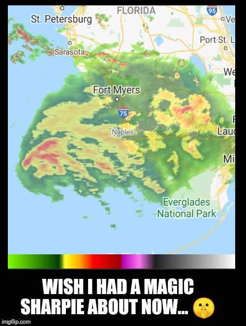 Tropical Storm Elsa | WISH I HAD A MAGIC SHARPIE ABOUT NOW... 🤫 | image tagged in hurricane,tropical storm,elsa,magic sharpie,sharpie,florida | made w/ Imgflip meme maker