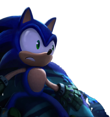 Dark Sonic (transparent) Meme Generator - Imgflip