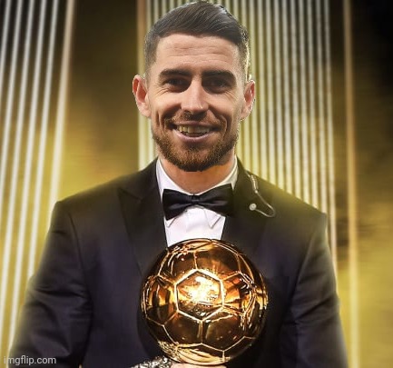 Jorginho for the Ballon D'or 2021 | image tagged in jorginho,ballon d'or,football,soccer,funny,memes | made w/ Imgflip meme maker