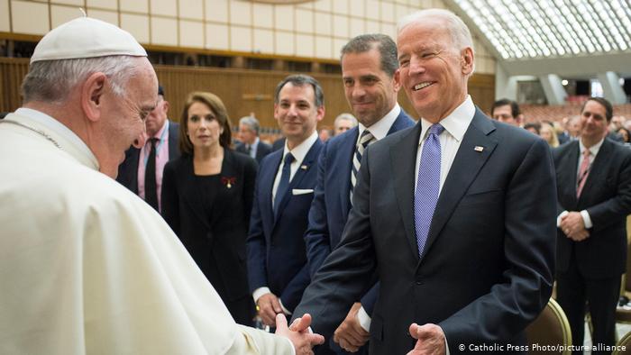 High Quality Joe Biden Pope Francis Blank Meme Template