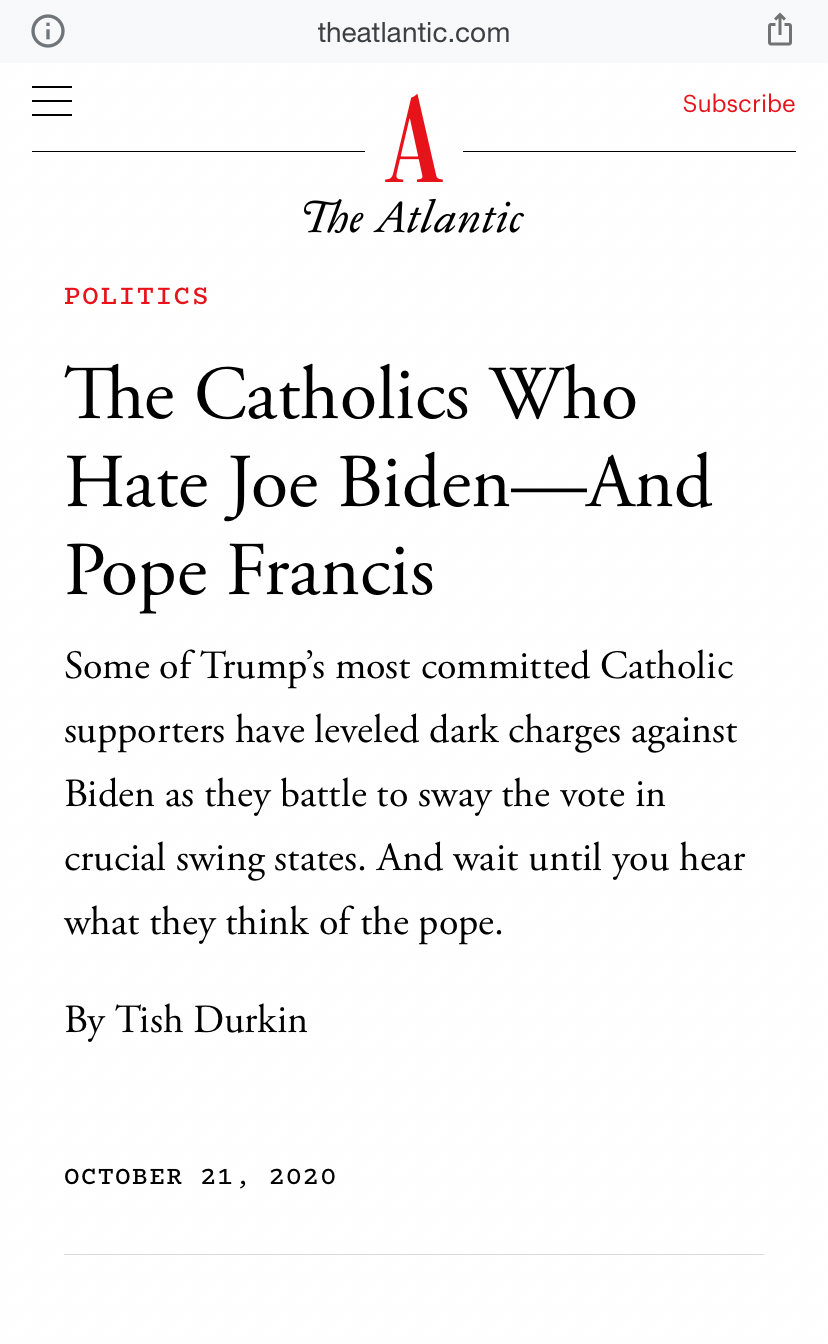 The Catholics who hate Joe Biden Blank Meme Template