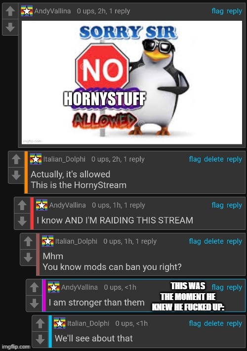 THIS WAS THE MOMENT HE KNEW HE FUCKED UP: | made w/ Imgflip meme maker