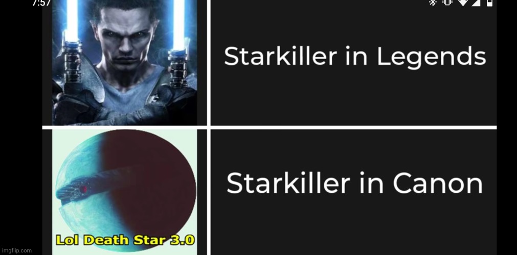 And I'm probably the only one who knows who Starkiller is | made w/ Imgflip meme maker