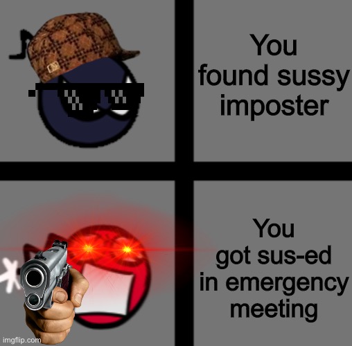 Sussy Whit | You found sussy imposter; You got sus-ed in emergency meeting | image tagged in mad whitty | made w/ Imgflip meme maker