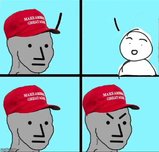 High Quality MAGA NPC Blank Meme Template