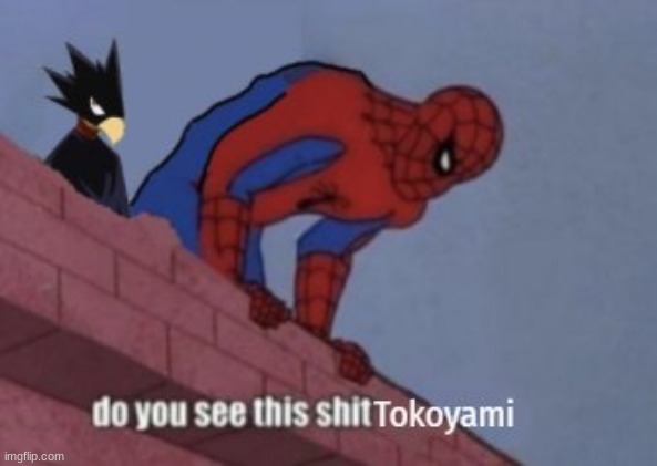 do you see this shit tokoyami | image tagged in do you see this shit tokoyami | made w/ Imgflip meme maker