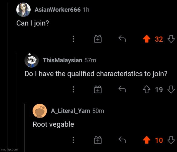 Root vegetable | made w/ Imgflip meme maker