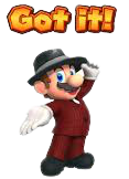 Musician Mario “I GOT IT!” Blank Meme Template