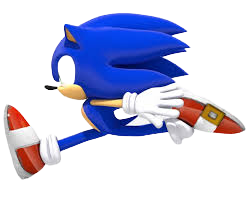 High Quality Sonic exe running Blank Meme Template
