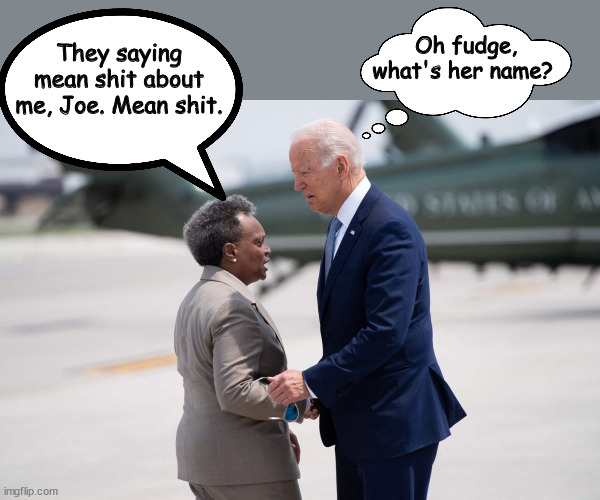 Oh Fudge... | Oh fudge, what's her name? They saying mean shit about me, Joe. Mean shit. | image tagged in joe biden | made w/ Imgflip meme maker