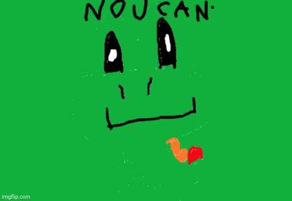 Yoshi no u can Blank Meme Template