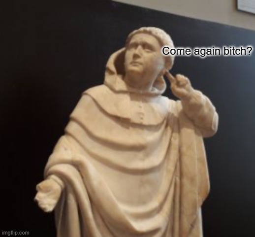 Come again bitch? | made w/ Imgflip meme maker