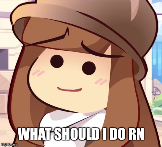 WHAT SHOULD I DO RN | made w/ Imgflip meme maker