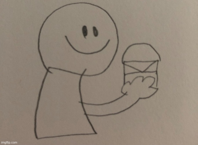Bob holding a burger | made w/ Imgflip meme maker