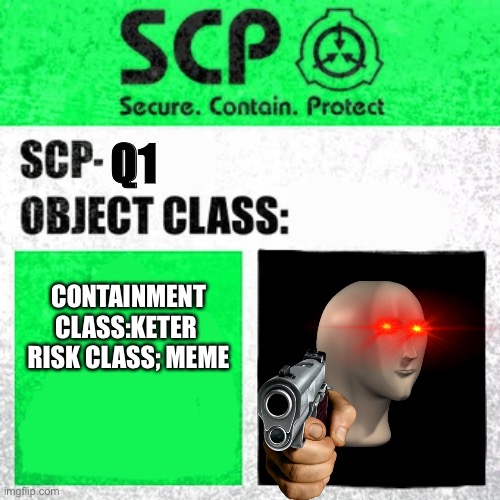 SCP Label Template: Keter - Imgflip