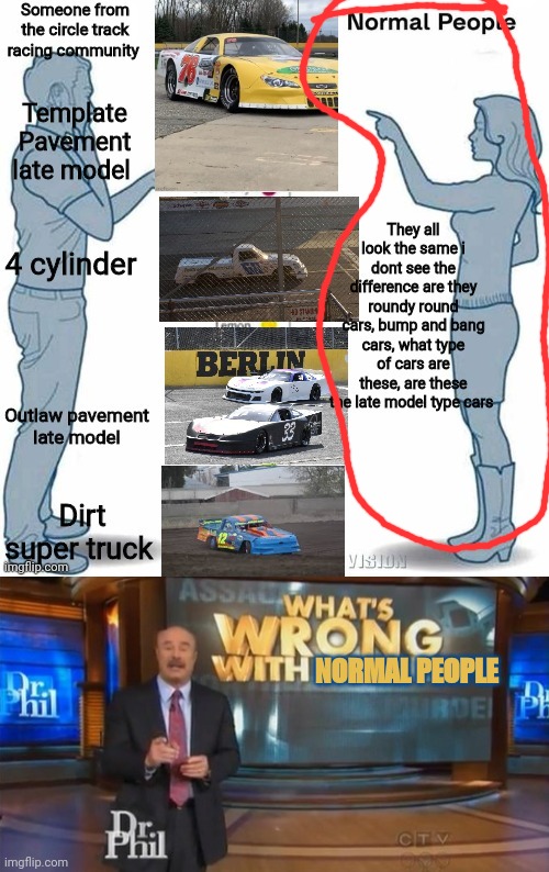Why are normal people so dumb | NORMAL PEOPLE | image tagged in dr phil what's wrong with people | made w/ Imgflip meme maker
